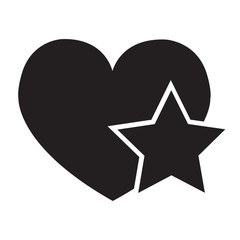 Heart icon Illustration sign design