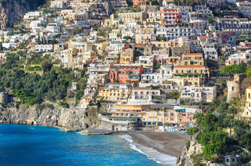 Fototapeta na wymiar Positano, Amalfi Coast, Italy.