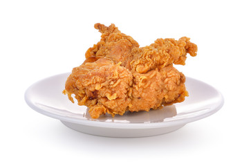 Fried chicken on a plate