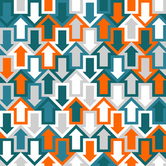 Seamless Pattern with Arrows