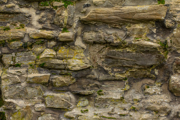 Mauerwerk der Burgruine Hardenstein