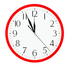Obraz na płótnie Canvas clock isolated on white background