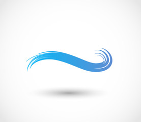 Wave icon vector
