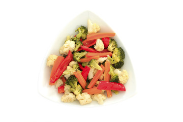 Mix of fried vegetables