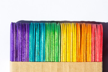 colorful wood ice cream stick,background,texture