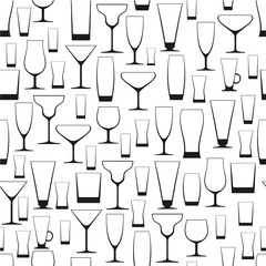 pattern of different glasses