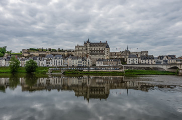 Fototapeta na wymiar Amboise castle. Loire valley, France