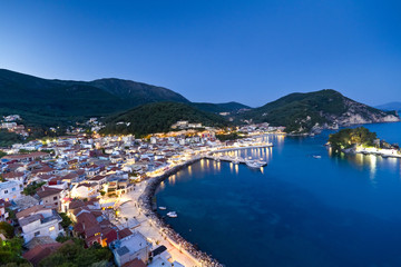 The Parga harbour area, Greece