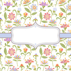 Decorative floral background