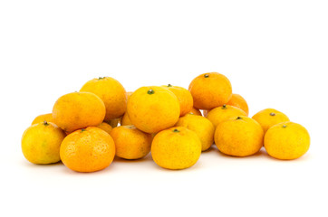 oranges isolated on white background