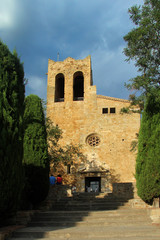 church of Sant Pere de Pals, Girona province, Spain