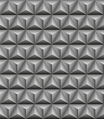 Obraz premium Tripartite pyramid gray seamless texture illustration 