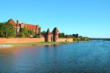 Fototapeta premium Malbork knights castle in Poland (world hritage list Unesco)