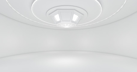 3d rendering Scifi  interior and Futuristic interiorand  Architecture