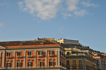 Fototapeta na wymiar Napoli, i Palazzi di piazza del Plebiscito
