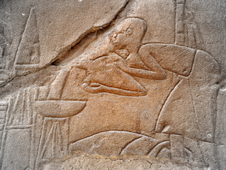 Amun-Tempel von Luxor - Hieroglyphen