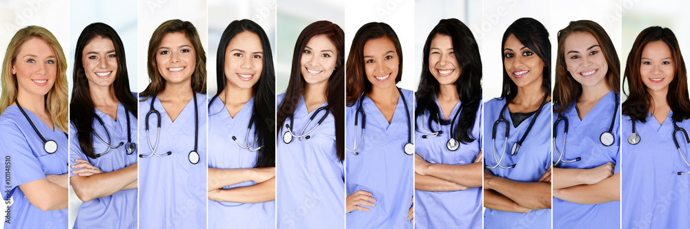 Canvas Prints nurses in hospital