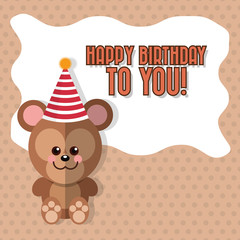 Happy birthday design 