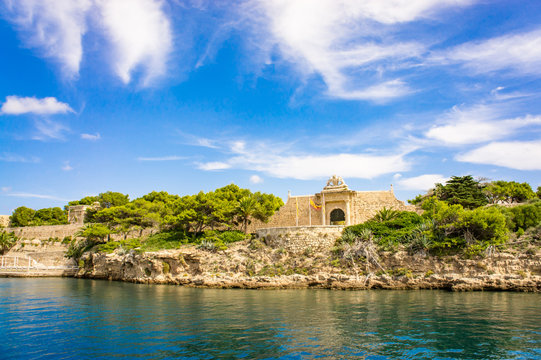 Hospital of Mao, a sanitary fortress from the 18th century in Menorca, Spain