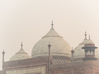 Obraz premium Visiting the Taj Mahal in Agra