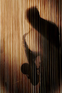 jazz man musique jazzman musicien saxophone ombre silhouette gro