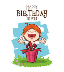 Happy birthday design 