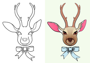Icon of deer-2
