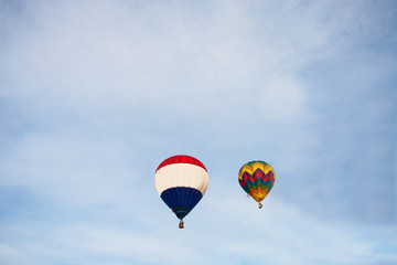 Balloon in the sky panorama