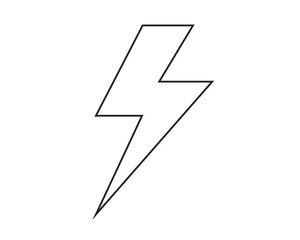 Line icon storm. Vector illustration.