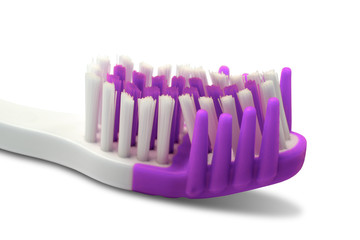 Toothbrush on white background