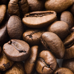 closeup of brown coffee background