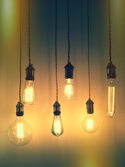 Retro style light bulbs