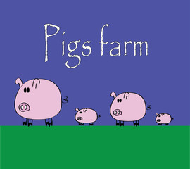 5 pigs cute