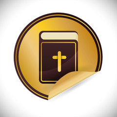 Bible icon design 