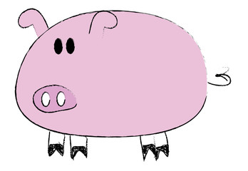 pig drawing