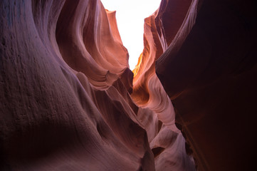 texture of the antelope canyon
