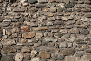 Old stone masonry. Background texture