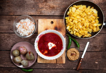 healthy beetroot soup