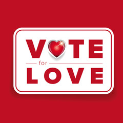 Vote for love