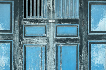 ancient wooden doorway