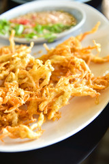 Mushrooms fried