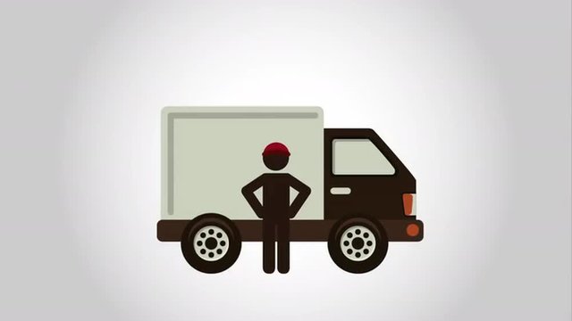 free delivery design, Video Animation