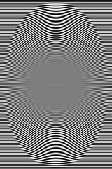 Abstract black and white striped background image.