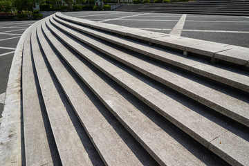 empty ground with steps