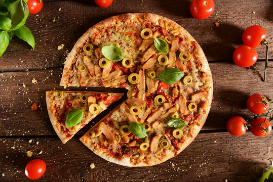 Homemade pizza