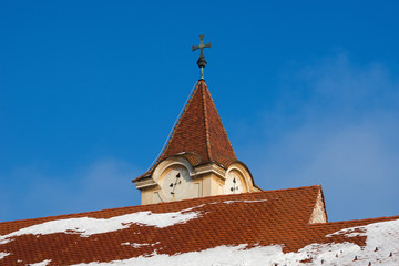 Obraz premium Cross at the Roman Catholic Cathedral