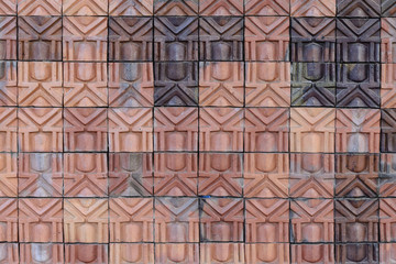 Beautiful square brick texture for background.