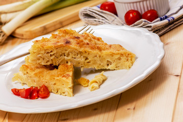 Pasta with mornay