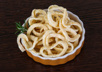 Fried onion rings