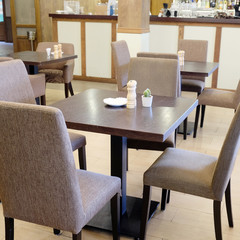 Interior of restaurant